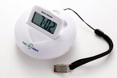 スヌーズ機能付きで二度寝も防止できます イメージ