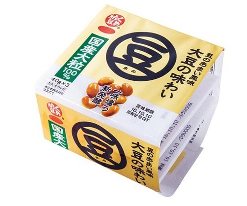 ミツカン:くめ納豆大豆の味わい:豆:国産大粒3P:納豆:なっとう:食品