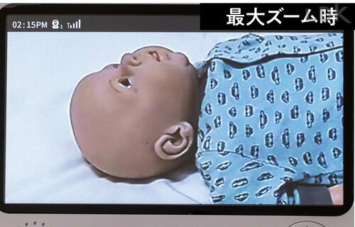 気になるところはズームしてチェック可能 ベビーモニターのおすすめおすすめ イメージ2