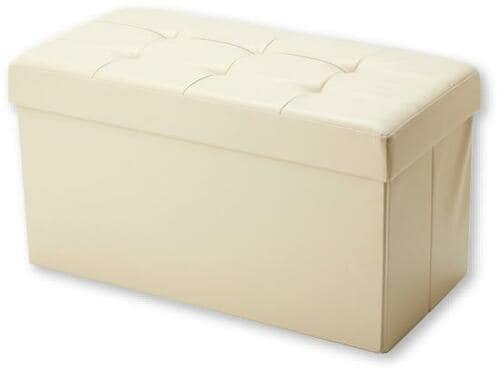 お手入れしやすくシンプル ビバの座れる収納ボックス イメージ