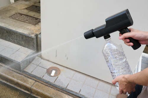 持ちやすさ：良好 ハンディ高圧洗浄機おすすめ イメージ