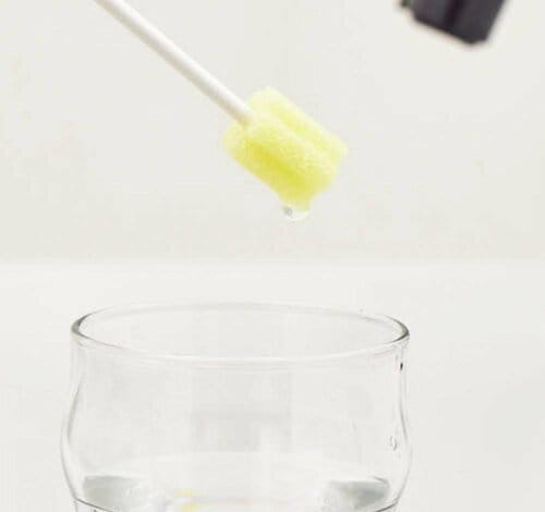 水分の吸収が速く奥まで水気が残る 口腔ケアスポンジおすすめ イメージ2