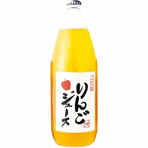 もへじ:りんごジュース