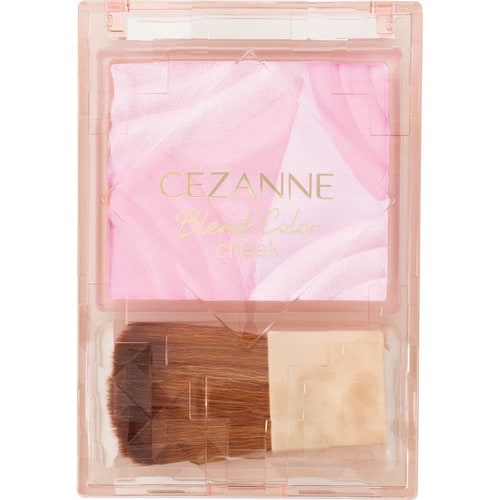 50代60代向けチークおすすめ セザンヌ ブレンドカラーチーク/02 ムードピンク イメージ2