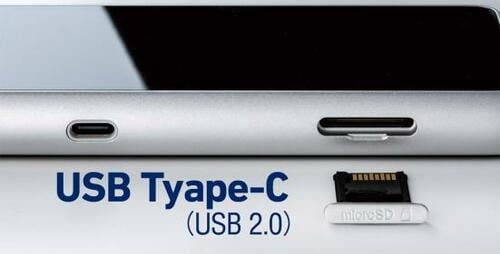 ポイント2：USBとmicroSDは左側面に装備 イメージ