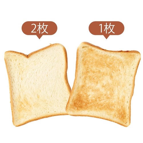 1枚ならちゃんと焼ける 安いトースターおすすめ イメージ