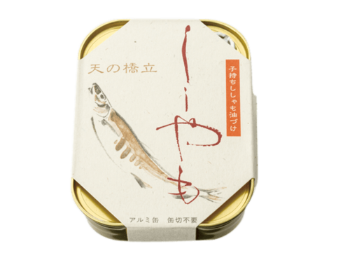 つまみ:缶詰:家飲み:料理:高級缶詰:竹中缶詰:天の橋立 子持ち ししゃも油漬