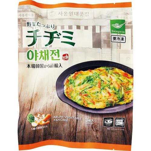 ダシが効いた生地が美味！業務スーパー「野菜たっぷりチヂミ」 イメージ