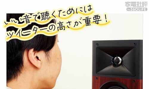ツイーターを耳の高さに合わせて設置しよう! アクティブスピーカーおすすめ イメージ