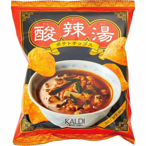 カルディおすすめ カルディオリジナル 酸辣湯 ポテトチップス イメージ