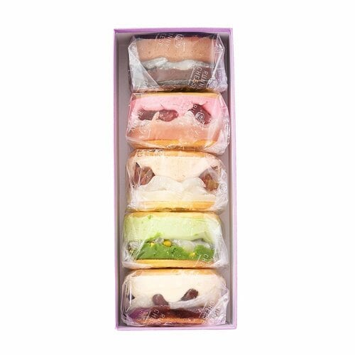 お取り寄せスイーツおすすめ RUNNY CHEESE 羽二重バターチーズサンド 5種アソート イメージ2