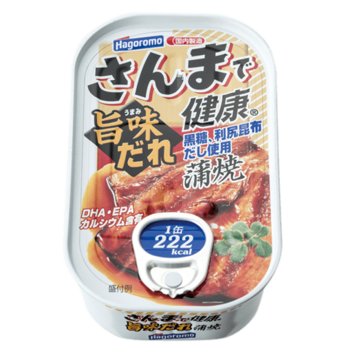はごろもフーズ:さんまで健康蒲焼:缶詰