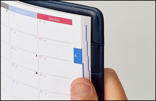 インデックスが便利 ビジネス手帳おすすめ イメージ