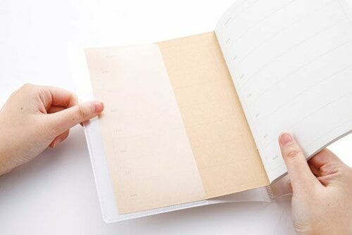 ③ふつうのノートがシステム手帳になるカバー イメージ
