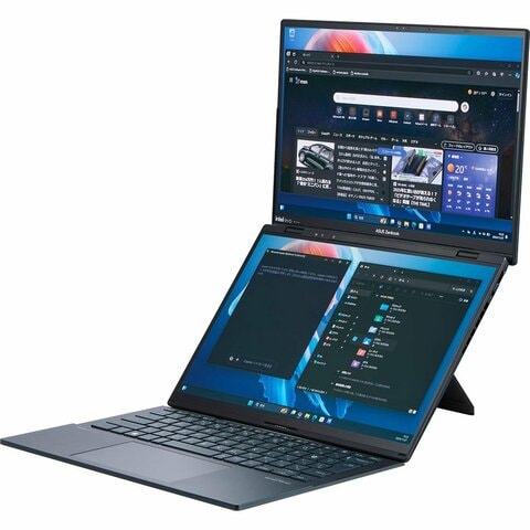 スマホの次はパソコンも!? 折りたたみ式「2画面ノートPC」って