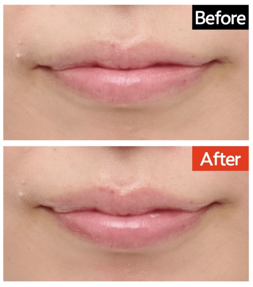 仕上がり：やりすぎていない上品なツヤ感 リッププランパーおすすめ イメージ