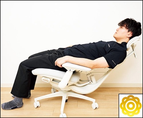 電動背骨ストレッチ機能「Omniストレッチ」 LiberNovo Omniおすすめ イメージ