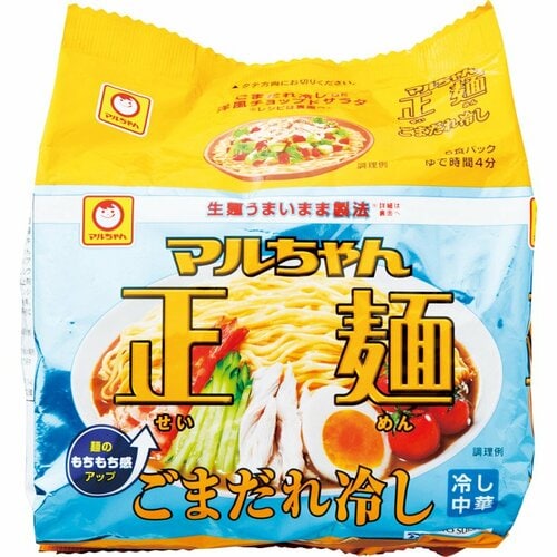 東洋水産:マルちゃん正麺 ごまだれ冷し:冷やし麺