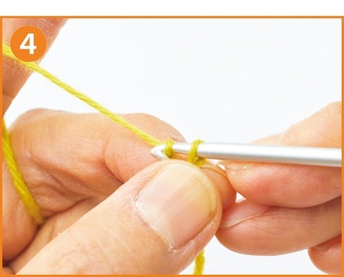 「鎖編み」の編み方 イメージ4