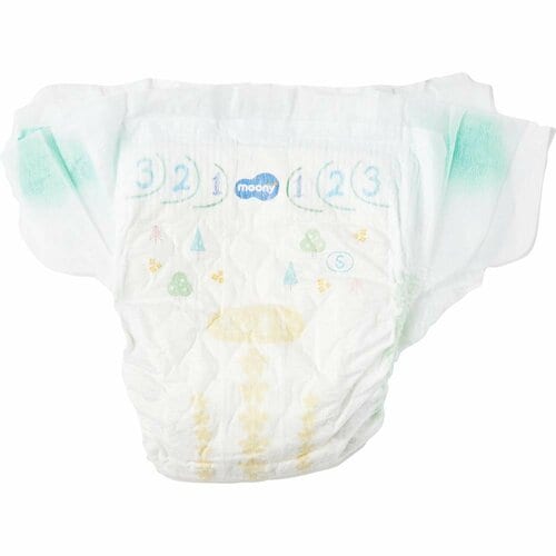 テープタイプ紙おむつおすすめ ムーニー 「マシュマロ肌ごこちモレ安心」(テープタイプ)Sサイズ イメージ2