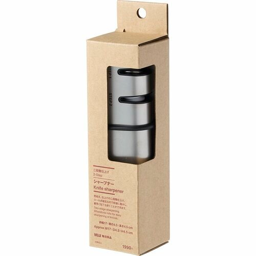 包丁研ぎ器・シャープナーおすすめ 無印良品 二段階仕上げ シャープナー イメージ2