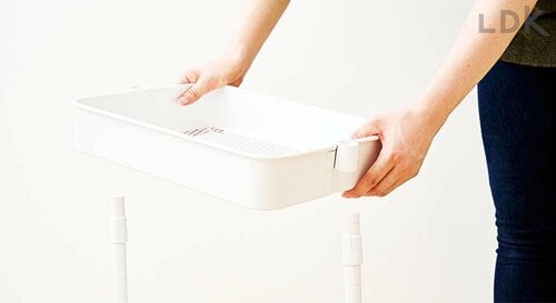 感動ポイント:スリープを自在に付けられる LDKベストバイスチールワゴンおすすめ イメージ