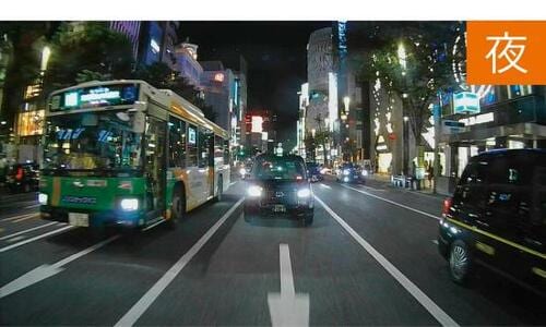夜：夜間でも問題なし。標識や信号も◎ イメージ4