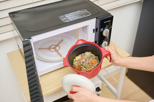 かたい野菜も短時間でやわらかく イメージ