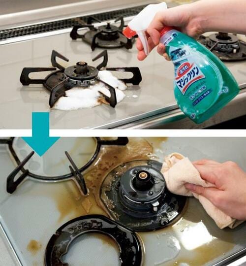 しぶとい汚れなら、マジックリンをして30分後拭き取るだけ イメージ2