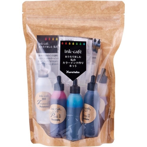 インクを調合して欲しい色が自分で作れる！ 呉竹「Ink-café  おうちで楽しむ 私のカラーインク 作りキット」 イメージ