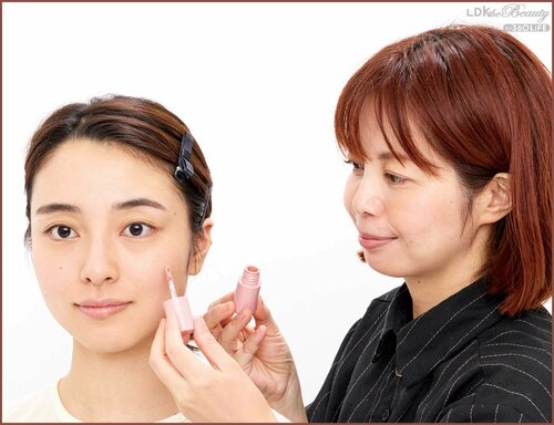 テスト1：仕上がり ベージュチークおすすめ イメージ