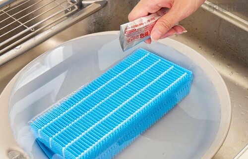 【加湿フィルター】方式によって洗い方が変わります(月1回) 加湿器おすすめ イメージ2