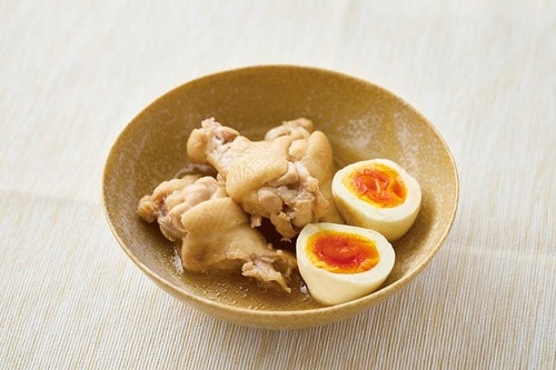 鶏手羽元と卵のさっぱり煮 調味酢おすすめ イメージ