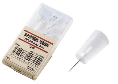 無印良品「針が細い画鋲 12個」 イメージ