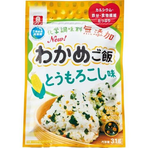 理研ビタミン:わかめご飯 とうもろこし味:調味料
