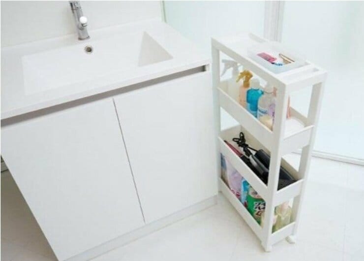 洗面台の置きっぱ卒業！洗面所用すき間ワゴンのおすすめ6選│『LDK』が比較
