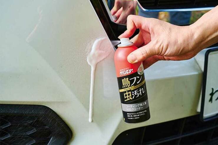 車にこびりついた鳥フンが楽にキレイに！「クリンビュー」のクリーナーがおすすめ