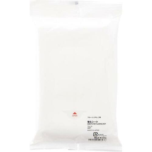 無印良品「フローリングモップ用 替えシート・ウェット」