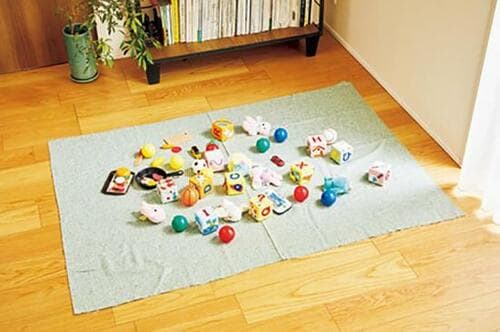 これもアリ! 布1枚で散らかりをしのぐ