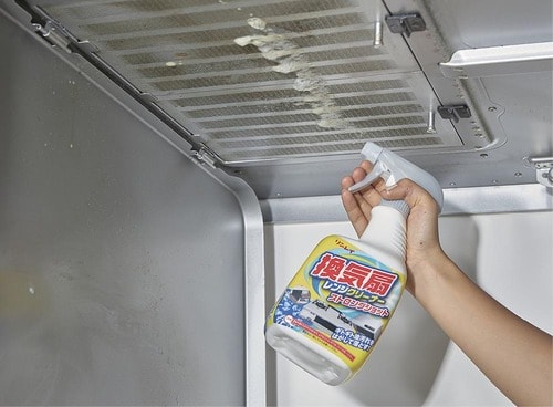 換気扇レンジクリーナーはアルミには使用しないで 換気扇掃除用洗剤おすすめ イメージ