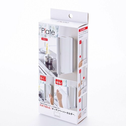 ペーパータオルホルダーおすすめ 山崎実業 tower ストッパー付きマグネット キッチンペーパーホルダー 3398 イメージ2