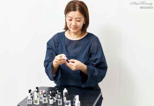 テスト2：塗りやすさ ネイルトップコートおすすめ イメージ