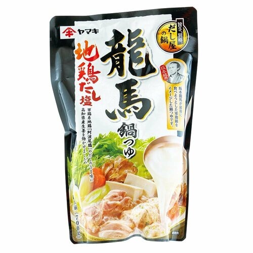 鍋の素おすすめ ヤマキ 龍馬鍋つゆ 地鶏だし塩 イメージ