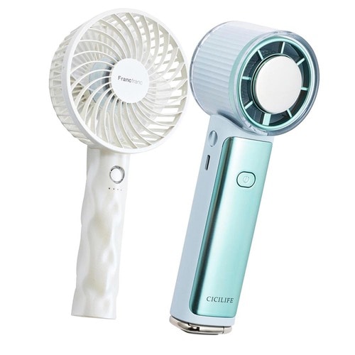 人気急上昇中の冷却プレート付き筒型ハンディファン ハンディファンおすすめ イメージ