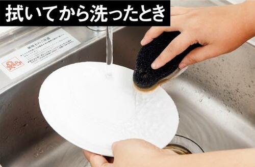 軽く拭くだけでも汚れが9割落ちカインズのキッチンペーパー イメージ3