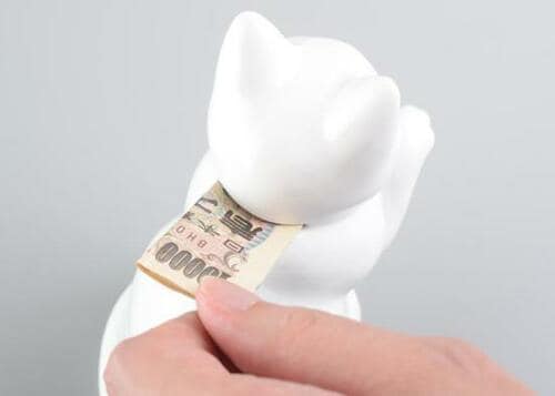 貯金箱にもなる金運UPの招き猫 KataKoto「へそくりの招き猫」 イメージ2