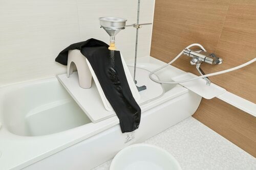 検証3： 生地の撥水性は？ ウェアラブルサウナPRO サウナスーツおすすめ イメージ