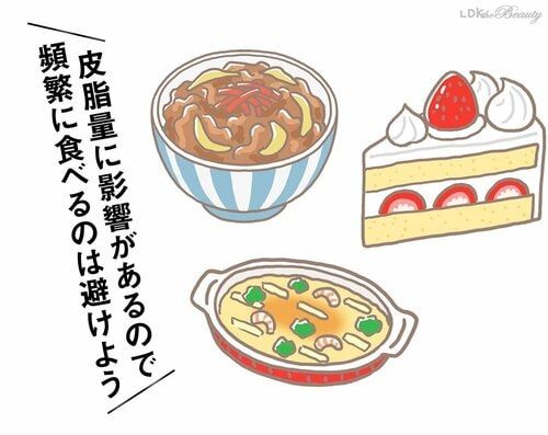 A.遺伝的要素は大きいけど生活習慣も影響大! 脂性肌を救い隊おすすめ イメージ