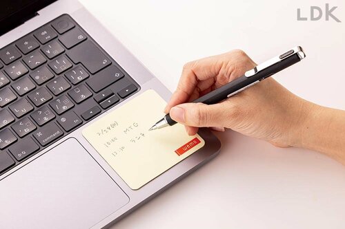 手持ちの消しゴムで部分的に消せる 消せるメモおすすめ イメージ2
