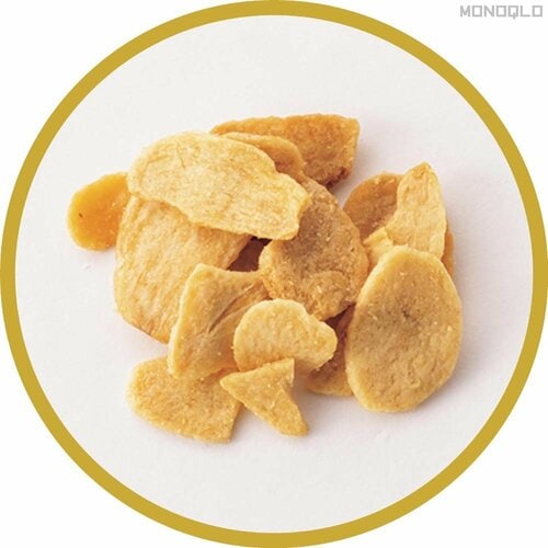 大きめにスライスしたにんにくの食感がいい! にんにく調味料おすすめ イメージ